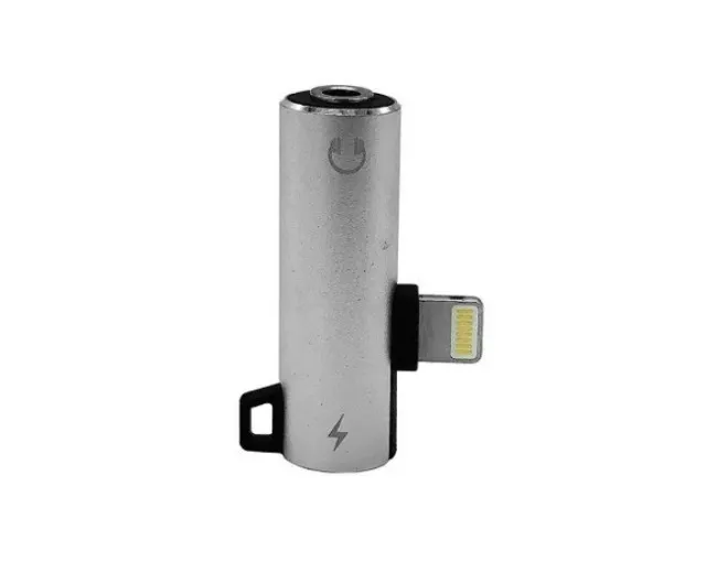 Adaptador iPhone P2 Fone + Entrada Carregador 2 Em 1