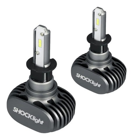 Par Lâmpadas Ultraled Shocklight Titanium H3 10.000 Lúmens - Foto 2