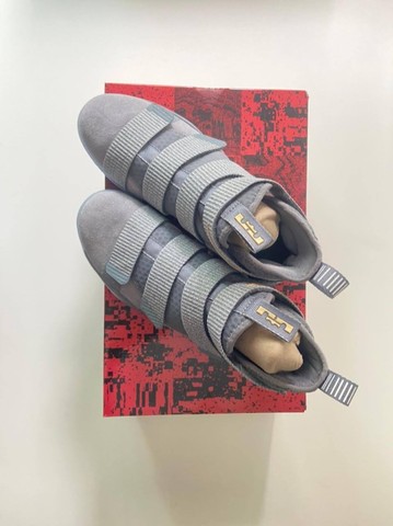 Tênis Basquete Lebron James  Nike Lebron Soldier XI  - Cool Grey - Foto 3