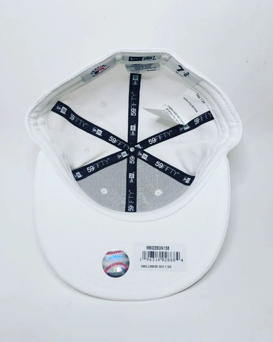 Boné Los Angeles Dodgers Branco- New era - Fitted - 5950 - Foto 4