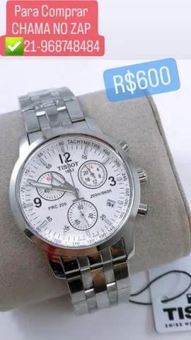 Rel gio TISSOT PRC 200 MULTIFUNCIONAL FUNDO BRANCO Acess rios