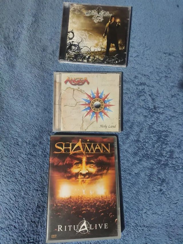 Angra Shaman e André Matos rock lote raro cds e dvd