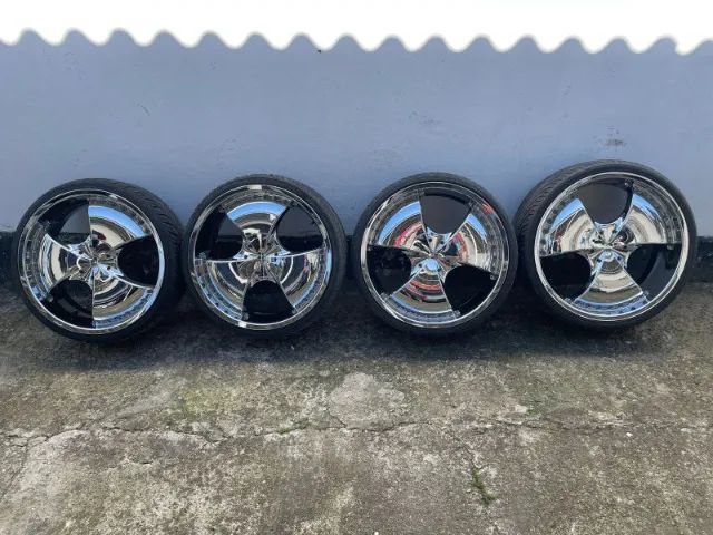 Roda cromada 22" barbada $$$ - Foto 4