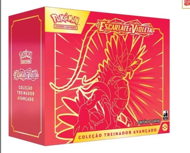 Booster Box 36 Pacotes Escarlate e Violeta COPAG Original Cartas