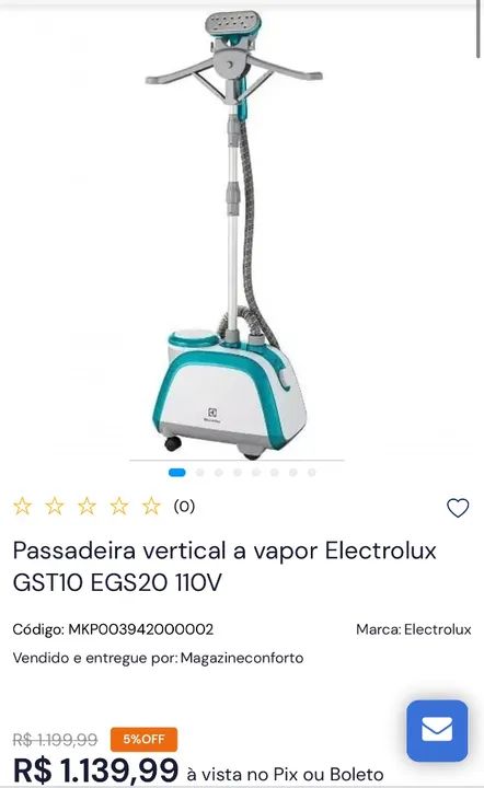 Ferro de Passar / Passadeira vertical  - Foto 2