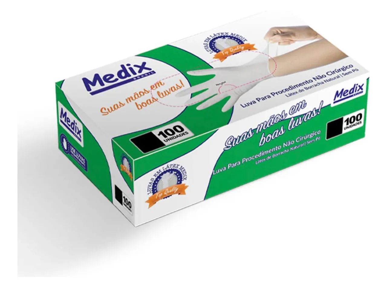 Luva látex medix sem pó G  - Foto 3