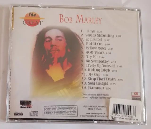 CD Bob Marley The Great ( Lacrado ) - Foto 2