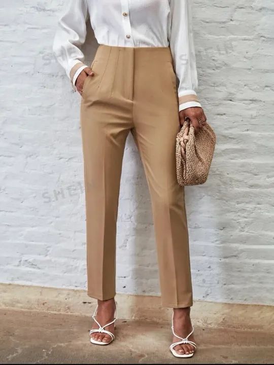 Calça Beje SHEIN Inspiração Zara - Foto 3
