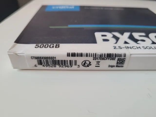 SSD 500GB Crucial lacrado - Foto 2