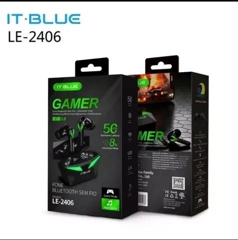 Fone Tws Bluetooth Gamer 5.3 It-Blue