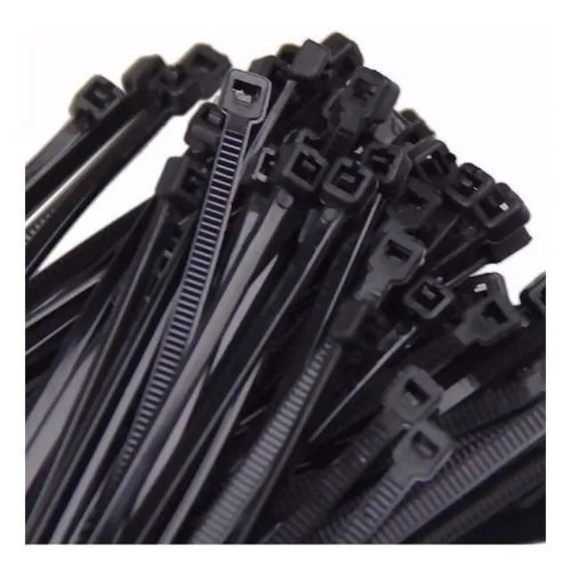 Abraçadeira Em Nylon 3.6 X 250mm Preta 100 Unidades - Foto 3