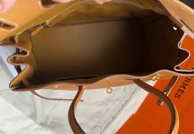 Bolsa Hermès Birkin 35 Gold Epsom - Foto 6