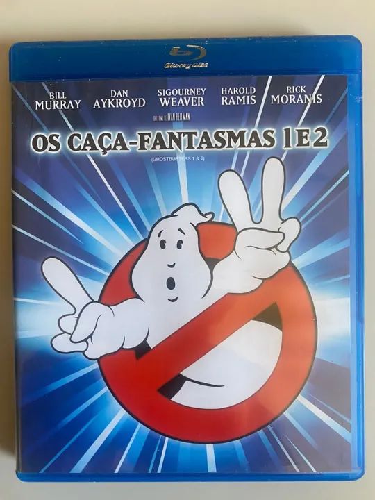 Blu-Ray Os Caça-Fantasmas 1 e 2 (2 discos)