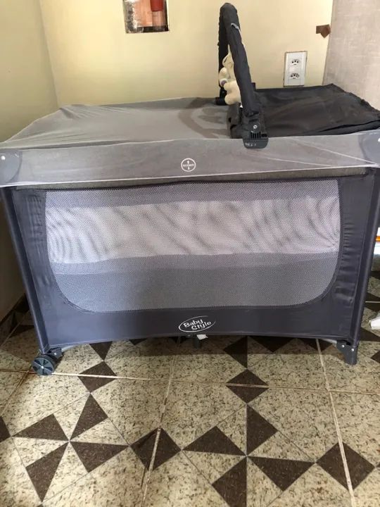 Berço portátil para bebê com mosquiteiro - Foto 4