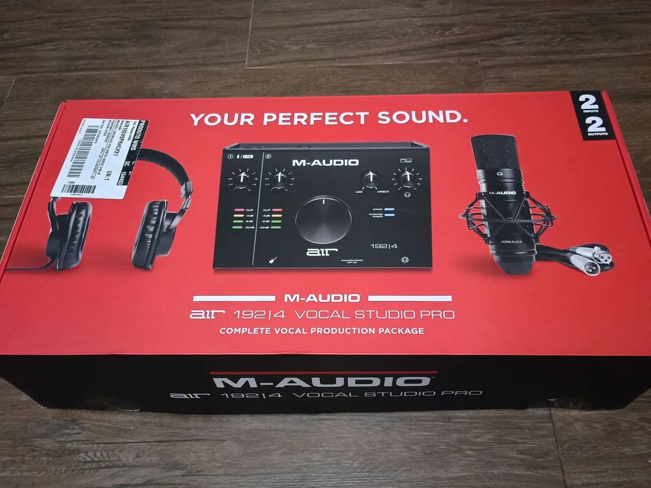 M-Audio AIR 192|4 Vocal Studio Pro - Novo e Sem Uso! 