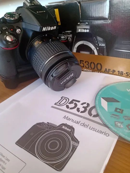 Câmera fotográfica Nikon 5300 AF-P Lente 18-55 VR Kit - Foto 6