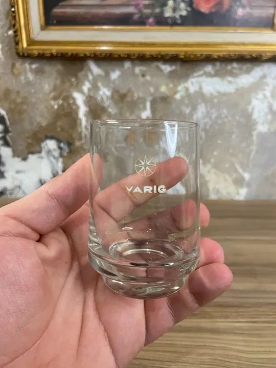 Antigos Copos Companhia Varig | Antiguidades  - Foto 3