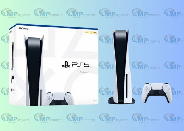 Queima de estoque!!! Ps5 Console Sony Playstation 5 Midia Fisica com Leitor - Novo!! NFe!! - Foto 3
