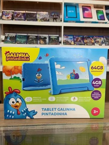Tablet Infantil Galinha Pintadinha 64Gb Novo Sem Juros