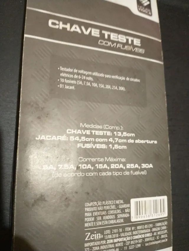 Conjunto chave teste  - Foto 3