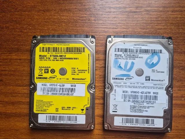 Vendo HD para notebook