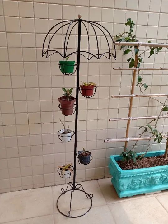 Suporte para Plantas com Guarda-Chuva - Foto 2