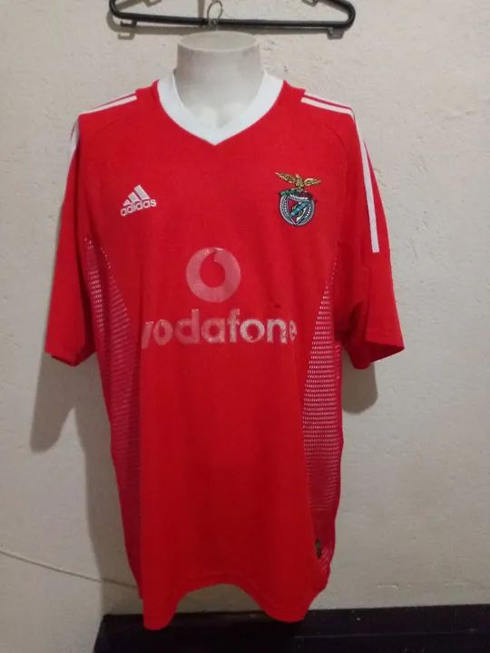 Camisa de Futebol Benfica Adidas 2002 - Tamanho GG