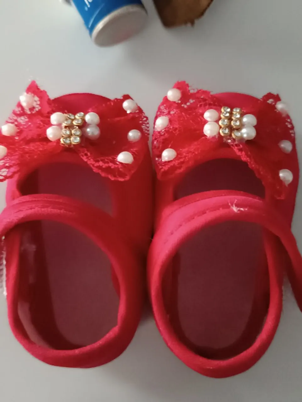 Sapatinho vermelho para bebê
