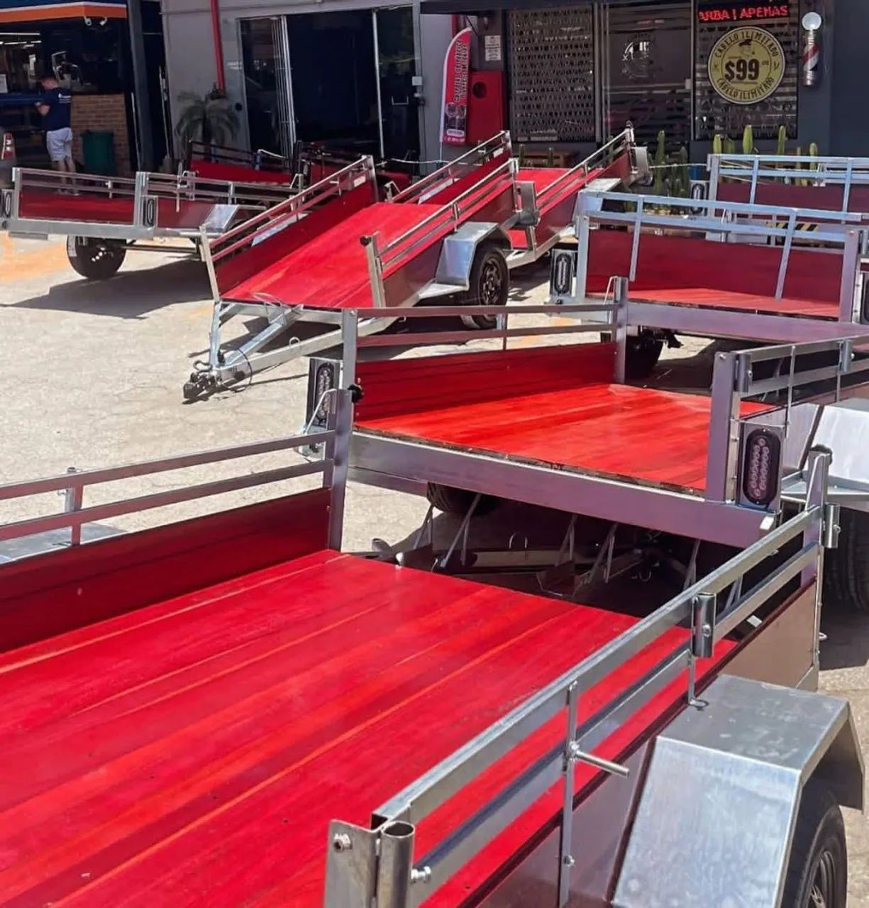 Carretinhas 2,00x1,20 a pronta entrega nova