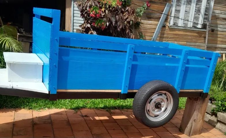 Carroçao para micro trator Yanmar e Tobatta    - Foto 4