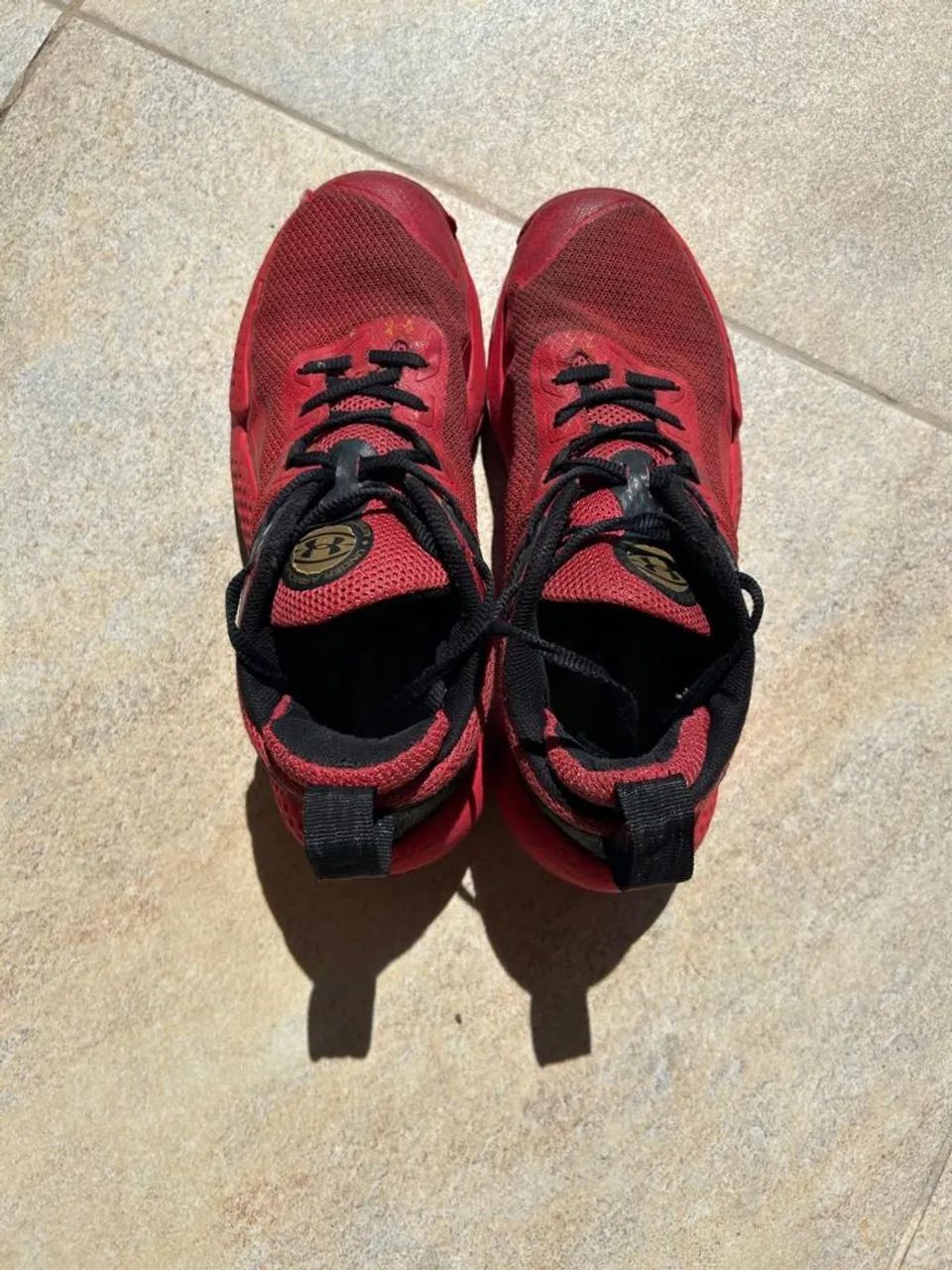 Basqueteira Tênis Under Armour Vermelho - Foto 2