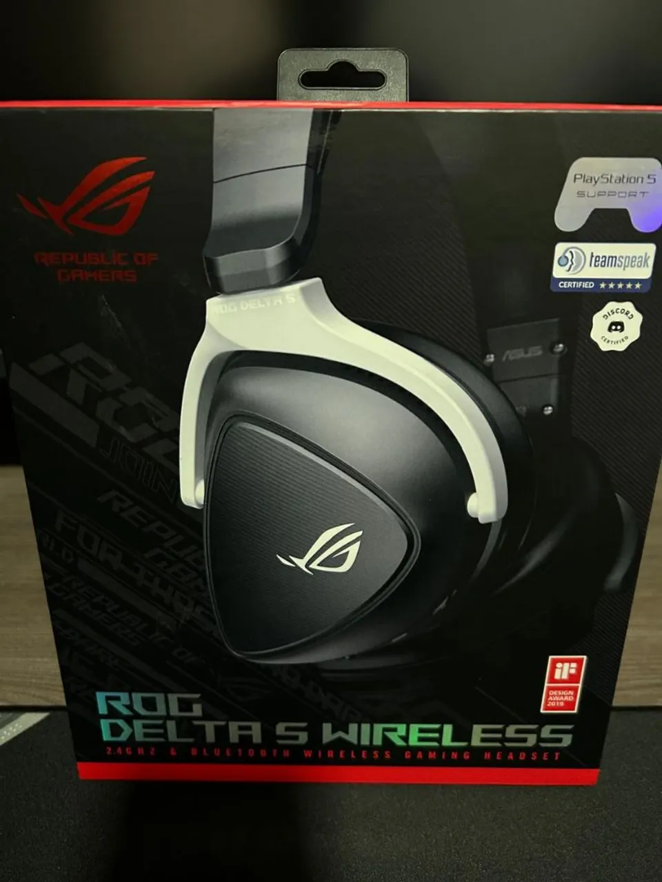 Headset Gamer Wireless ROG Delta S