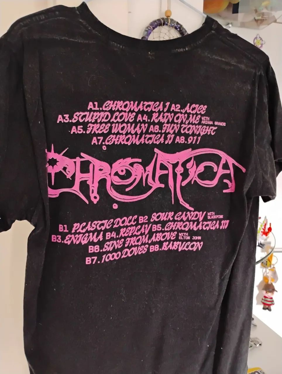 Camiseta estonada Lady Gaga Chromatica - P - Foto 4