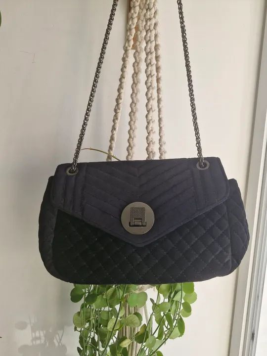 Bolsa de Ombro Preta - Foto 5