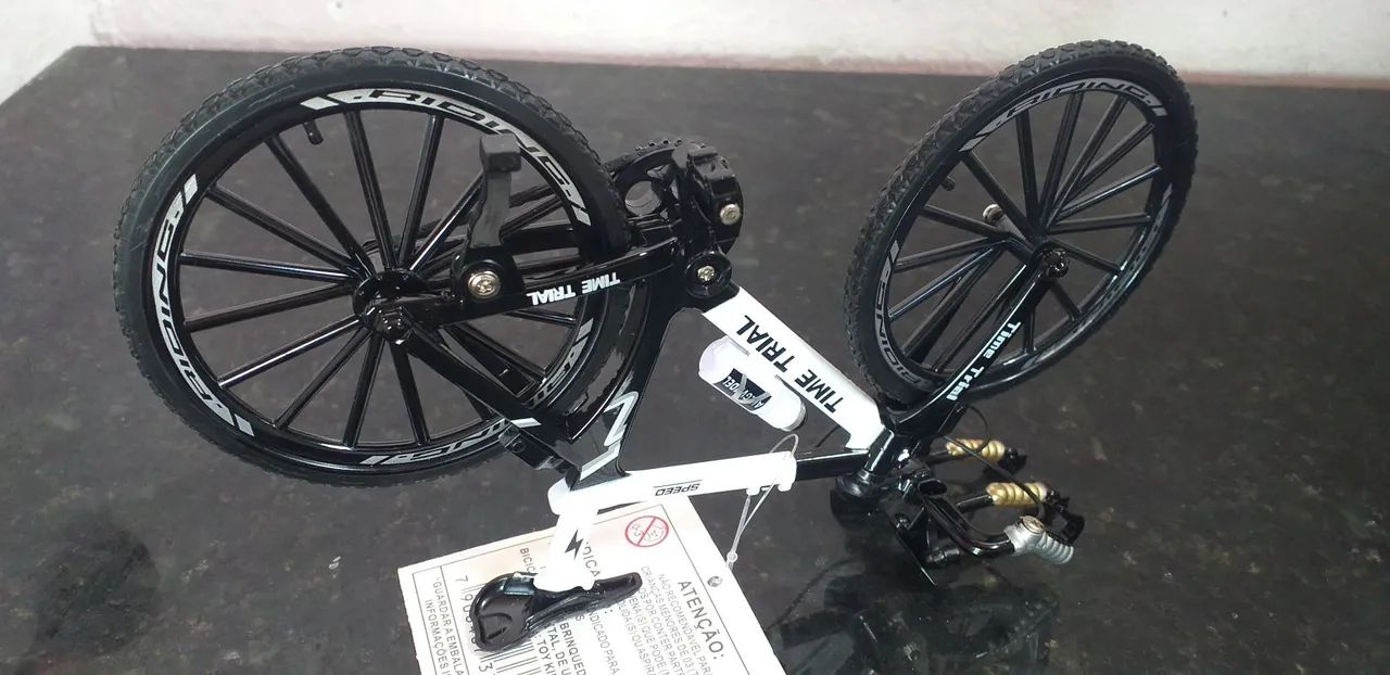 Miniatura Bicicleta de corrida Time Trial Speed metal - Foto 4