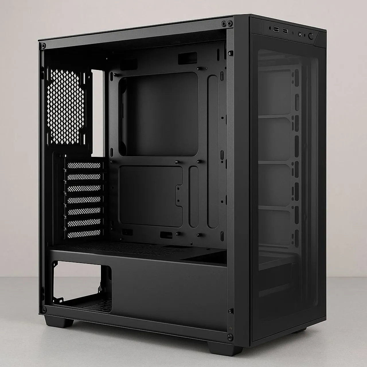 Gabinete Gamer Aquário K-max ATX Ghost Shark S/fans