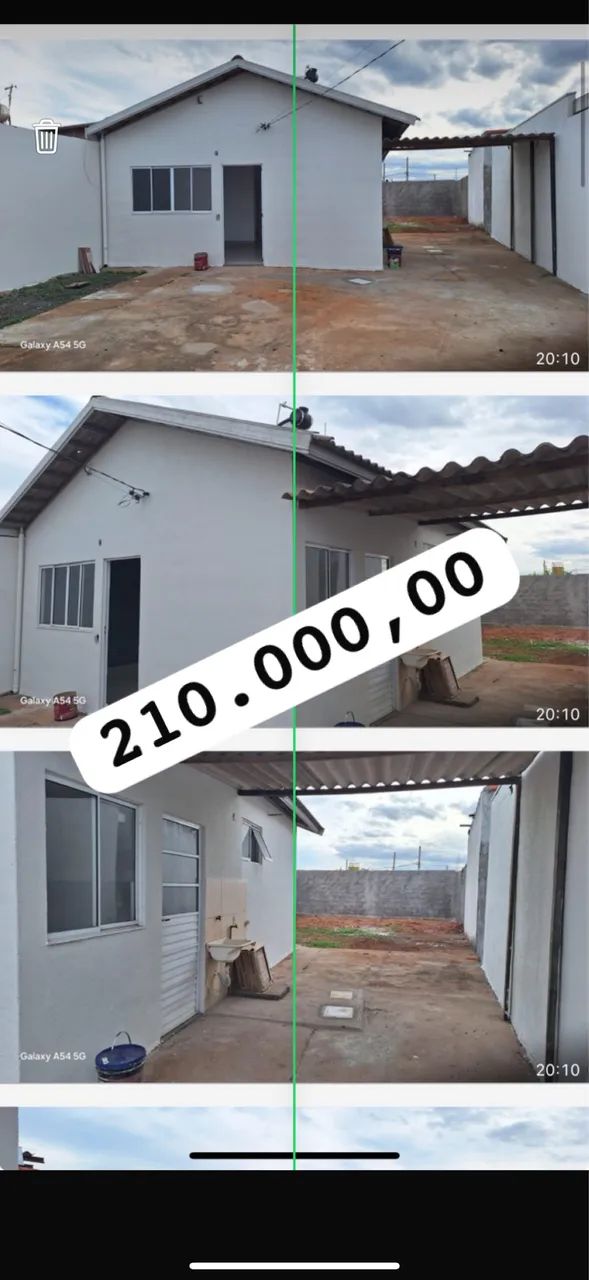 Casa no pequis 210.000,00