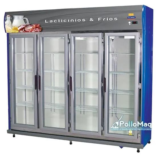 Geladeira Expositora 4 Portas - Lacticínios e Frios - KUMA