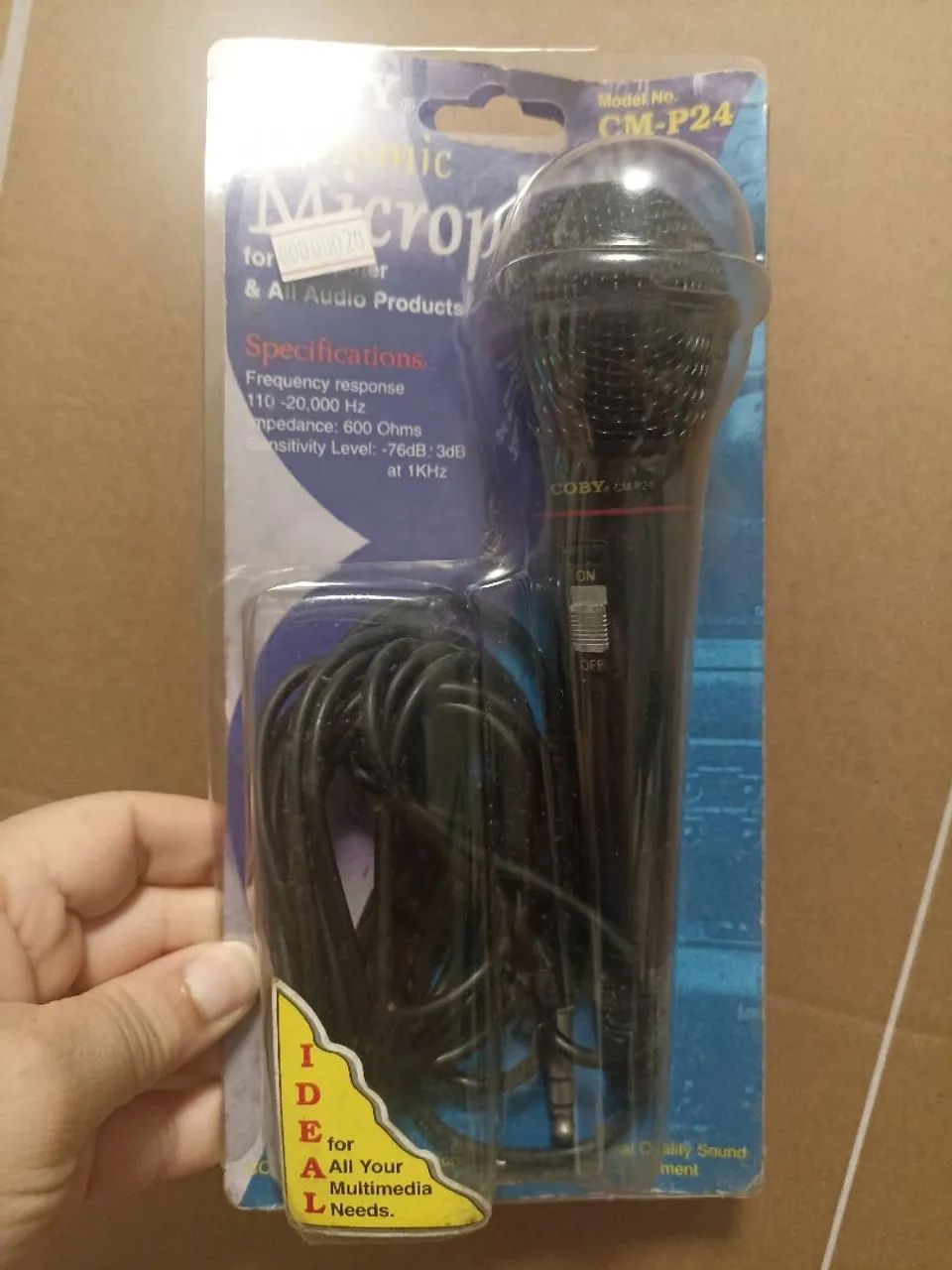 Microfone Coby dynamic