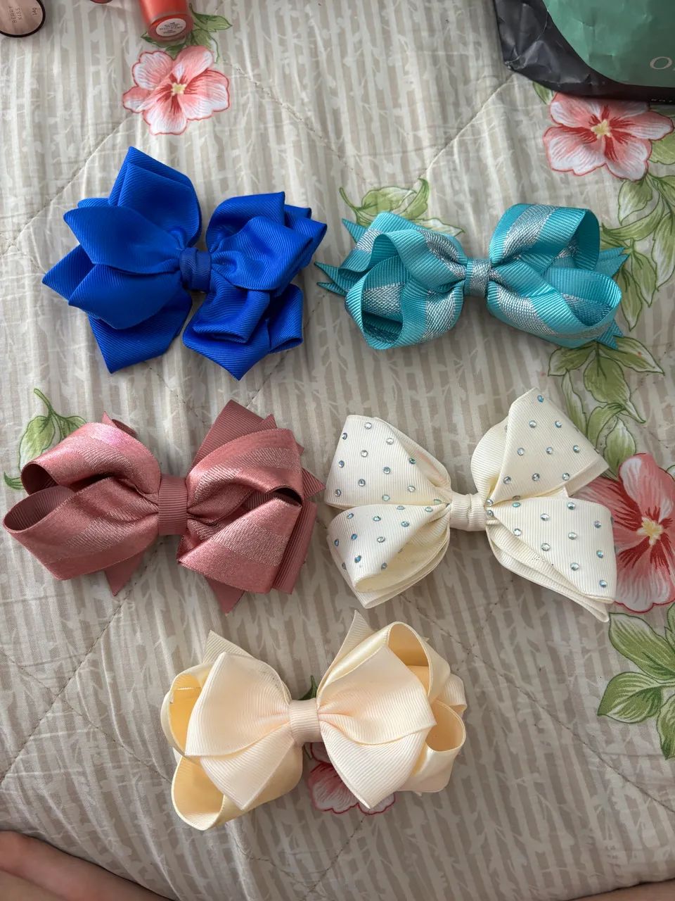 Conjunto de laços para cabelo 