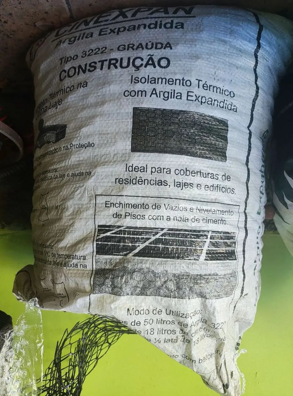 Argila Expandida Cinexpan Saco 50 litros