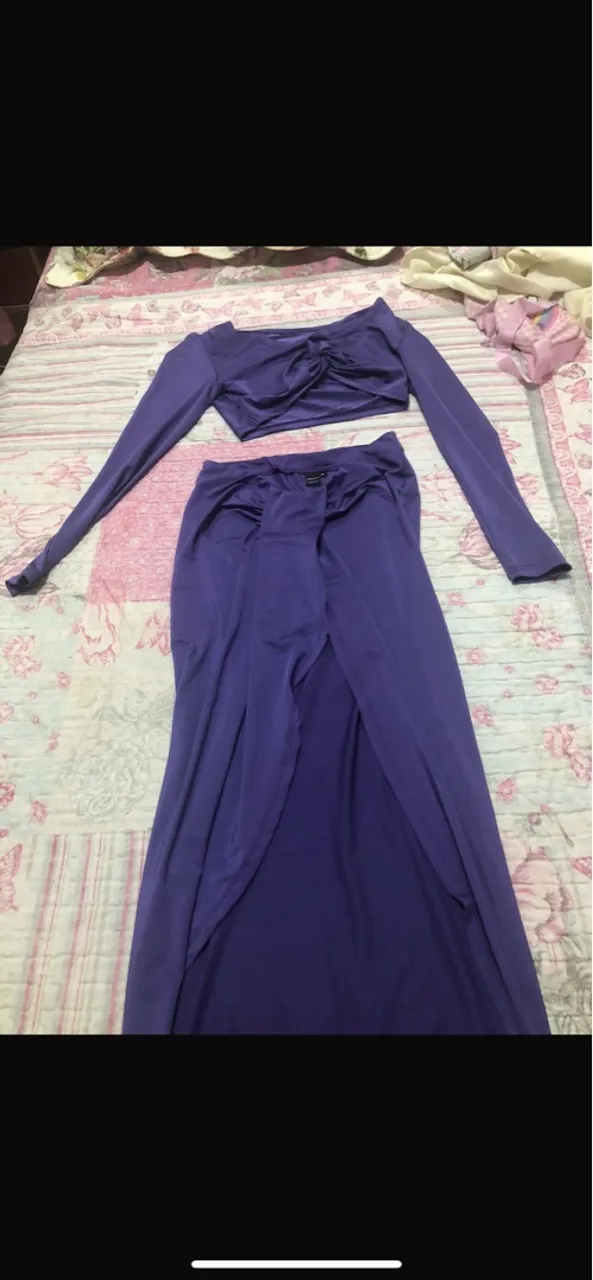 Conjunto Roxo Elegante P