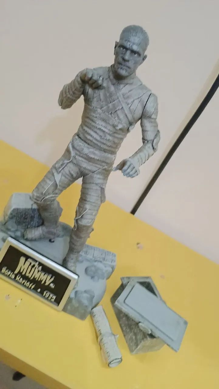 Action figure A Múmia Boris Karloff Sideshow  - Foto 3