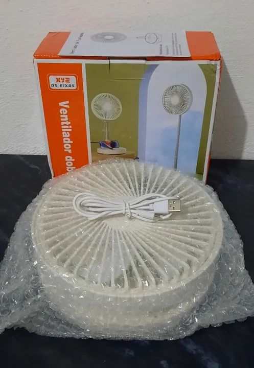 Ventilador dobrável portátil novo. - Foto 3