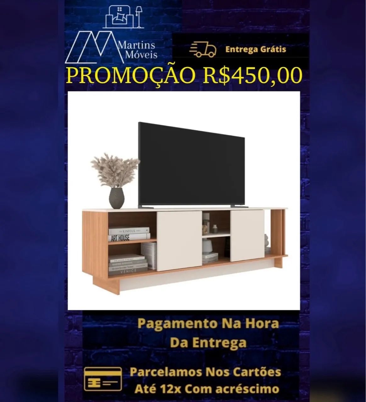 GRANDE PROMOÇÃO* RACK PARA TV  ENTREGA GRÁTIS ACEITA CARTÃO 