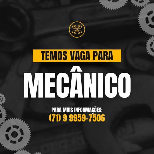 Vagas para Mecânico