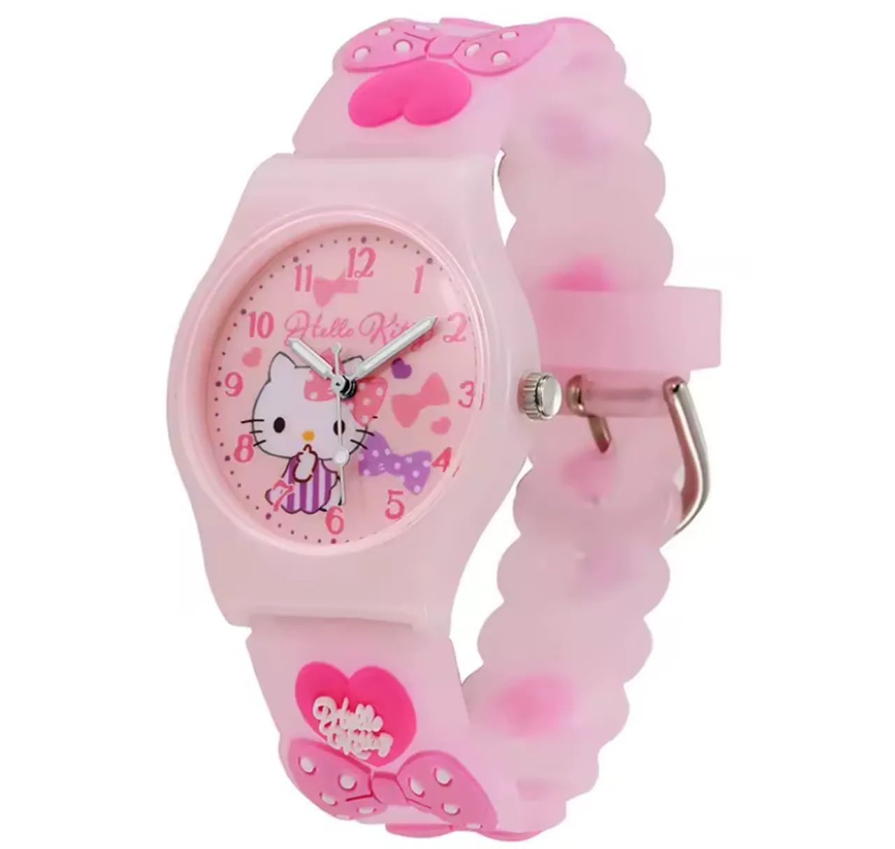 Relógio Hello Kitty rosa - Foto 3