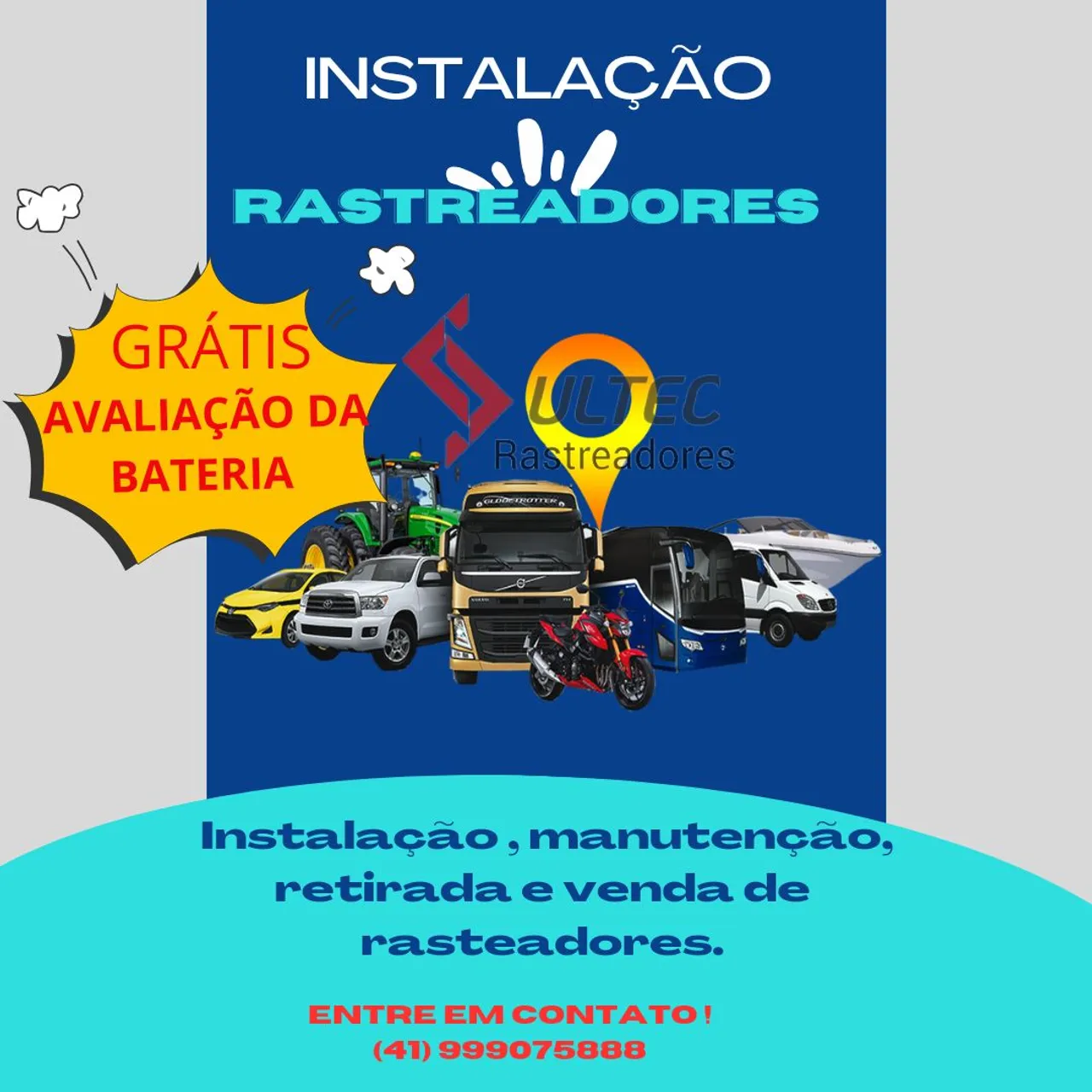Instalação de Rastreadores para Caminhões - Grátis Avaliação da Bateria