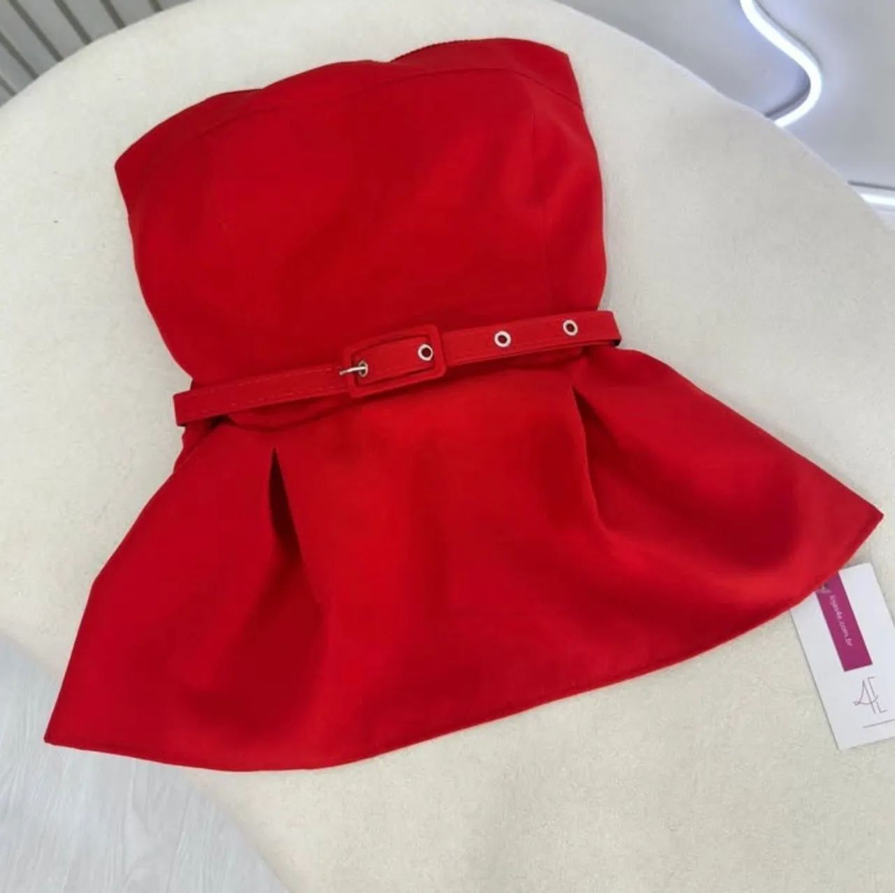 Blusa alfaiataria vermelha