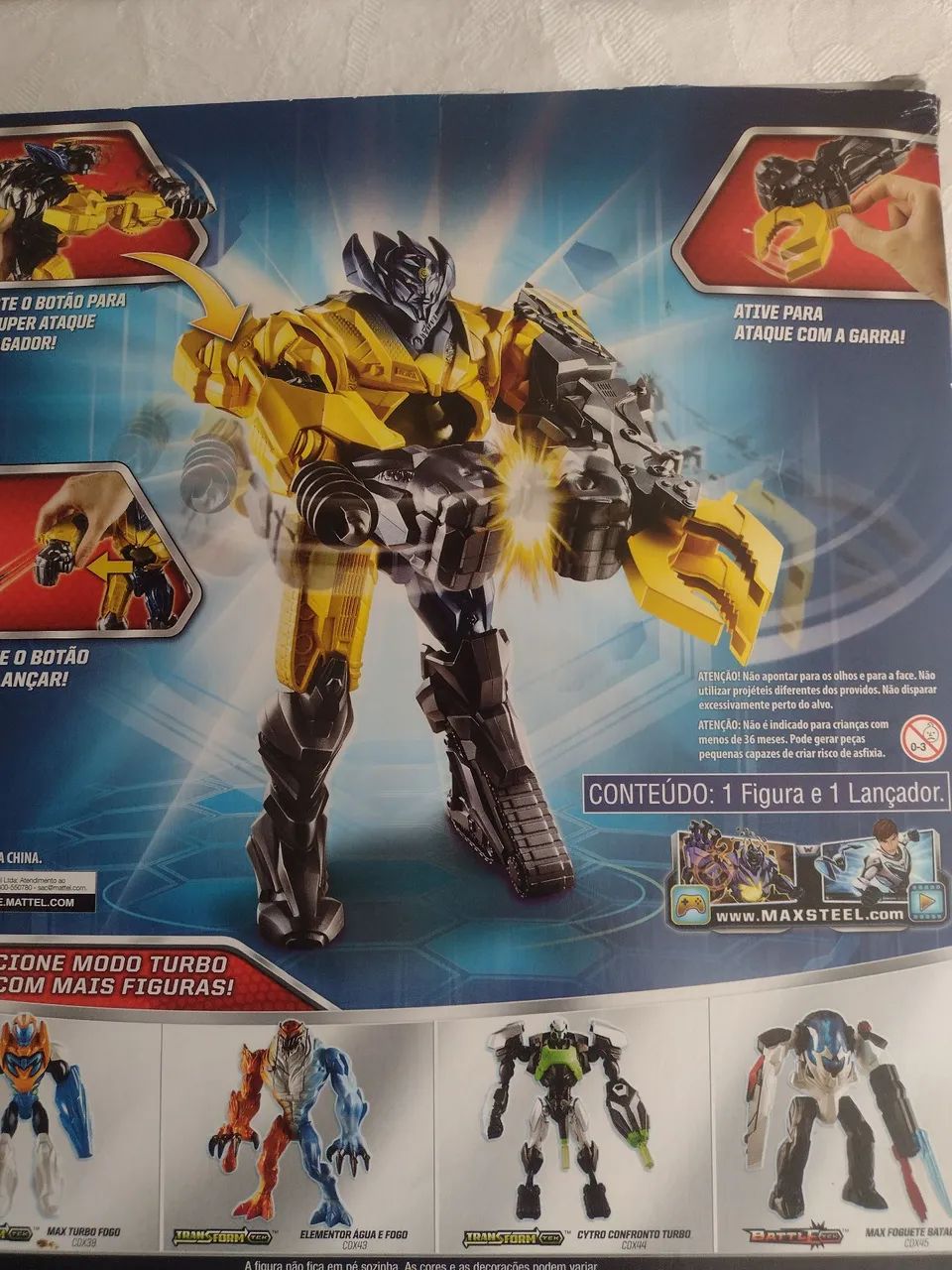 Robô Max Steel na caixa original para colecionador  - Foto 2